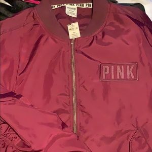 PINK BURGUNDY BOMBER